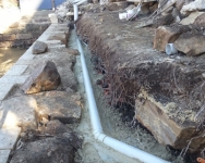Replace-old-clay-pipes-to-pvc-for-boathouse-bathroom